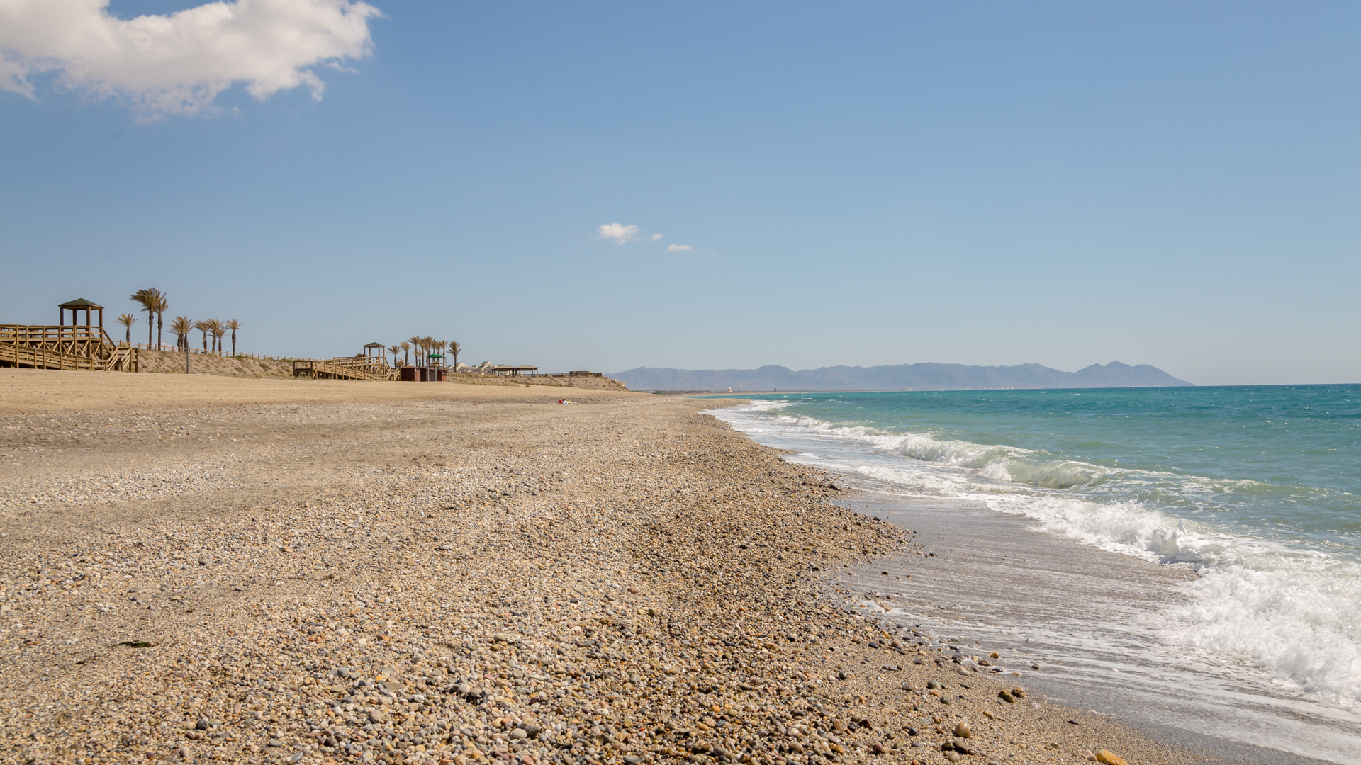 Organizamos una jornada de limpieza en la playa El Toyo junto a Fundación Ecomar